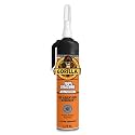 Gorilla 100% Silicone All-Purpose Sealant, No Caulk Gun Required, 6.75 oz (Pack of 1) Clear, 30 Min Water Ready, Mold & Mildew Resistant, Waterproof for Indoor & Outdoor