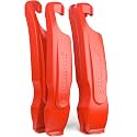 Gorilla Force Bike Tire Levers Set, Easy-to-Use Bicycle Tire Levers Tool Set for Removal, Changing, and Repair – Strong No-Scratch Plastic for Road, MTB, and Mountain Kits (Lava Red)