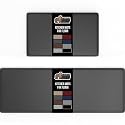 GORILLA GRIP Cushioned Kitchen Mats for Floor, 2 PK, 17x29+17x59, Charcoal