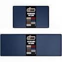 GORILLA GRIP Cushioned Kitchen Mats for Floor, 2 PK, 17x29+17x59, Navy