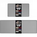 GORILLA GRIP Cushioned Kitchen Mats for Floor, 2 PK, 17x48+17x24, Gray