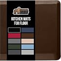 GORILLA GRIP Cushioned Antifatigue Kitchen Mat for Floor, 24x17, Brown