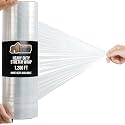 GORILLA GRIP Stretch Film Shrink Wrap for Moving, 1200'x17" Roll