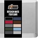 GORILLA GRIP Cushioned Antifatigue Kitchen Mat for Floor, 24x17, Light Gray