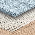 GORILLA GRIP® Slip Resistant Rug Pads for Hardwood Floor, 4x6 Cream