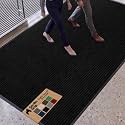 GORILLA GRIP Traffic Guard Indoor Outdoor Heavy Duty Door Mat, 96x48 Black