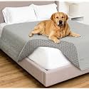 GORILLA GRIP® Waterproof Dog Blanket, Couch Cover for Dogs, 82x82 Gray