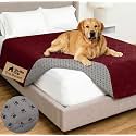 GORILLA GRIP® Waterproof Dog Blanket, Couch Cover for Dogs, 68x82 Burgundy