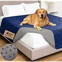 GORILLA GRIP® Waterproof Dog Blanket, Couch Cover for Dogs, 82x82 Navy