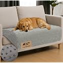 GORILLA GRIP® Waterproof Dog Blanket, Couch Cover for Dogs, 40x50 Gray