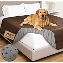 GORILLA GRIP® Waterproof Dog Blanket, Couch Cover for Dogs, 82x82 Chocolate