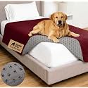 GORILLA GRIP® Waterproof Dog Blanket, Couch Cover for Dogs, 52x82 Burgundy
