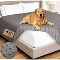 GORILLA GRIP® Waterproof Dog Blanket, Couch Cover for Dogs, 82x102 Charcoal
