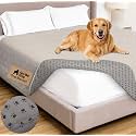 GORILLA GRIP® Waterproof Dog Blanket, Couch Cover for Dogs, 82x102 Taupe