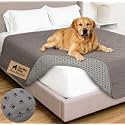 GORILLA GRIP® Waterproof Dog Blanket, Couch Cover for Dogs, 82x82 Charcoal