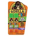 Gorilla Kids Disappearing Purple Glue Sticks, Two 6 gram Sticks, Pack of 1