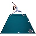 Gorilla Mats Extra Large Yoga Mat – 9'x6', 12'x6', 15'x6' (8mm) Extra Thick Wide Non-Slip Exercise Mat for Home Gym Flooring – Ultra Comfortable Workout Floor Mat for Barefoot Fitness &amp; Stretching