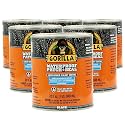 Gorilla Patch & Seal Liquid Rubber Waterproof Sealant, Black, 32 Ounce (Pack of 6) - Seals Out Water, Air, and Moisture