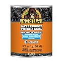 Gorilla Patch &amp; Seal Liquid Rubber Waterproof Sealant, Black, 32 oz