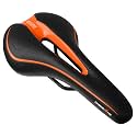 GORIX Bike Saddle Seat Comfortable Cushion with Rail Mountain Road Bicycle for Men and Women (GX-C19)
