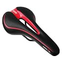GORIX Bike Saddle Seat Comfortable Cushion with Rail Mountain Road Bicycle for Men and Women (GX-C19)