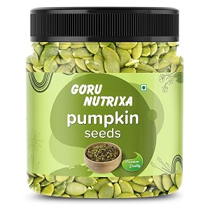 goru nutrixa 100 natural pumpkin seeds 500gram  raw pepitas seed for eating  immunity booster and protein rich  healthy diet snacks  weight management