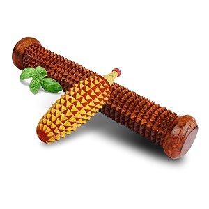 acupressure foot massager roller wood with karela roller for palm exercise toolset of 2