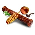Wooden Foot Roller with Karela Ball Hand Massager | stress and pain relief | Manual Acupressure Massage tool for Feet, Hands &amp; Body | Natural blood circulation massage tool