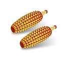 Wooden Acupressure Karela Whole Body, Feet Massager Therapy For Stress Relief And Improved Blood Circulation (Set Of 2)