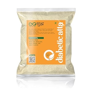 goshudh diabetic care atta 200gm sugar free flour helps control blood sugar levels naturally