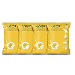 goshudh diabetic flour 1kg each pack of 4 4000g helps control blood sugar levels naturally