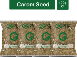 goshudh premium quality ajwain carom seeds-100gm pack of 4 4 x 100 g