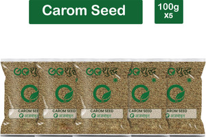 goshudh premium quality ajwain carom seeds-100gm pack of 5 5 x 100 g