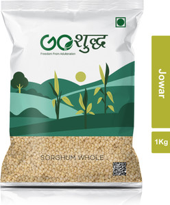goshudh premium quality jowar sabut sorghum whole grain-1kg pack of 1 sorghum 1 kg