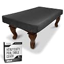 GoSports 7 ft Premium Leatherette Pool Table Cover - Waterproof & Tearproof - Heavy Duty Indoor & Outdoor Billiard Table Cover