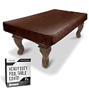 GoSports 7 ft Premium Leatherette Pool Table Cover - Waterproof & Tearproof - Heavy Duty Indoor & Outdoor Billiard Table Cover