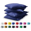 GoSports Official Regulation Cornhole Bean Bags Set (4 All Weather Bags) - 15 Colors Available, (Pack of 8)