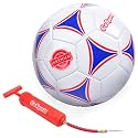 GoSports Premier Soccer Balls - Single or 6 Pack - Sizes 3, 4, 5, with Ball Pump