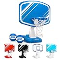 GoSports Splash Hoop PRO Pool Basketball Game – Modern Poolside Basketball Hoop with Backboard, Ball & Pump – Swimming Pool Basketball Hoop for Inground & Above Ground Pools