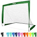 GoSports Team Tone Portable Soccer Goal for Kids - Pop Up Net for Backyard - Dark Green, 4 ft x 3 ft (Pack of 12)