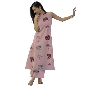 GoSriKi Cotton Co Ord Set for Women