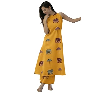 GoSriKi Cotton Co Ord Set for Women