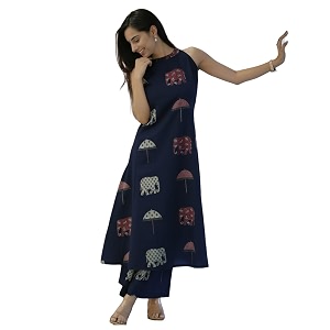 GoSriKi Cotton Co Ord Set for Women