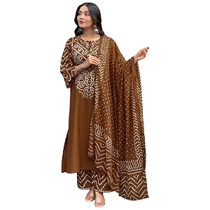 GoSriKi Kurta Sets for Women Rayon Viscose