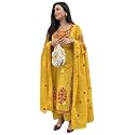 GoSriKi Kurta Sets for Women Viscose Embroidered