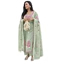 GoSriKi Kurta Sets for Women Viscose Embroidered