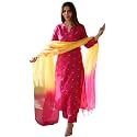 GoSriKi Kurta Sets for Women Viscose Printed