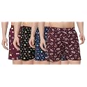 GoSriKi Men39s Cotton Printed Boxer Shorts Pack