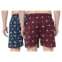 GoSriKi Men39s Cotton Printed Boxer Shorts Pack