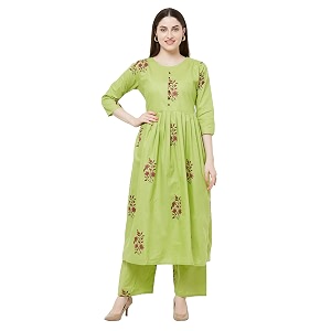 gosriki women39s cotton anarkali salwar suit set
